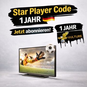 Star Player Code STV Player — 1-Year Subscription